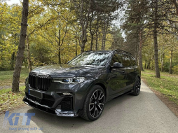 Aerodunamikó Body Kit katállhlo gia BMW X7 G07 (2018-2022) M-Tech Mavro Knight Schediasmós Piáno Mavro-image-6108201