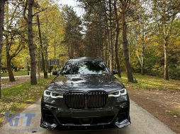 Aerodunamikó Body Kit katállhlo gia BMW X7 G07 (2018-2022) M-Tech Mavro Knight Schediasmós Piáno Mavro-image-6108205