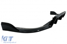 Aerodunamikó Body Kit me Kentrikés grílies nefrón Double Stripe katállhlo gia BMW X5 G05 (2018-2022) M Mavro Knight Schediasmós Piáno Mavro-image-6080403