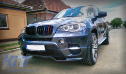 Aerodynamic Body Kit suitable for BMW X5 E70 LCI (2011-2014) with Running Boards Side Steps-image-6068010