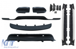image-13-Aerodynamisch Bodykit Für BMW X5 E70 LCI 2011-2014 Trittbretter Seitenstufen