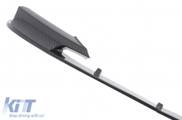 Aerotomí Emprós Profulaktíras Splitter katállhlo gia BMW Seirá 3 F30 F31 (2011-up) M-Performance Epístrosh me membránh ánthraka-image-6008367