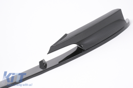 Aerotomí Emprós Profulaktíras Splitter katállhlo gia BMW Seirá 3 F30 F31 (2011-up) M-Performance Epístrosh me membránh ánthraka-image-6008370