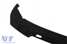 Aerotomí Píso Profulaktíras Splitter katállhlo gia Seat Leon Mk4 FR (2020-up) Piáno Mavro-image-6094464