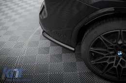 Aggiunte laterali Maxton Design adatte per diffusore su BMW X3 M F97 dopo il 2021, finitura nera lucida-image-6236350