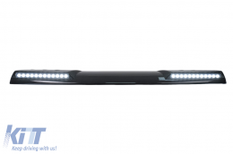 Aileron Becquet Toit LED pour Mercedes Classe G Facelift W463 W464 2018-2022 Carbone Feux diurnes-image-6106284