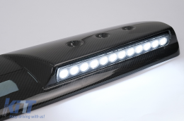Aileron Becquet Toit LED pour Mercedes Classe G Facelift W463 W464 2018-2022 Carbone Feux diurnes-image-6106285