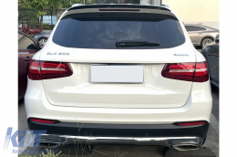 Aileron Becquet Toit Spoiler Add-on pour Mercedes GLC X253 SUV 15-2021 Noir brillant-image-6109850