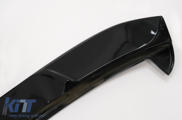 Aileron Capuchon becquet toit pour Seat Leon 5F Mk3 5 Portes Hatchback 2012-2019 Noir Brillant-image-6095878