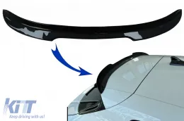 image-79-Aileron Capuchon becquet toit pour Seat Leon Mk4 2020+ Standard & FR Noir brillant