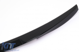 Aileron Coffre Aile pour BMW Série 1 E82 Coupé E88 Cabrio 07-13 Noir Brillant-image-6100626