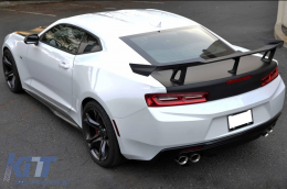 Aileron coffre couvercle pour Chevrolet Camaro 16+ Noir brillant ABS-image-6092759