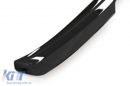 Aileron coffre Fenêtre Ailette pour VW Scirocco 137 Hayon Facelift 14-17 Noire-image-6084900