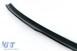 Aileron Coffre pour Audi A8 D5 4N Berline 2018-2022 Noir brillant Spoiler-image-6128438