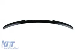 Aileron Coffre pour Audi A8 D5 4N Berline 2018-2022 Noir brillant Spoiler-image-6128439
