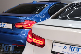 Aileron coffre pour BMW Série 3 F30 2011-2014 F30 LCI 2015-2019 Noir brillant-image-6088623
