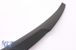 Aileron coffre pour BMW Série 4 Coupé F32 2013+ M4 CSL Look Noir mat-image-6060292