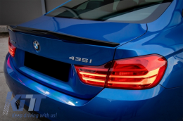 Aileron coffre pour BMW Série 4 Coupé F32 2013+ M4 CSL Look Noir mat-image-6060297