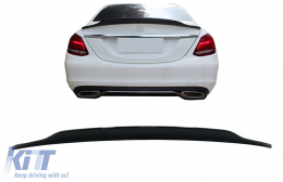 image-27-Aileron coffre pour Mercedes C W205 2014-2020 Limousine Dynamique Sport Look Noir brillant