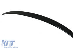 Aileron de Coffre Becquet Aile pour Audi A5 F5 Sportback 2017+ Noir brillant-image-6088969