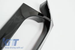 Aileron toit Add On & Aileron fenêtre coffre pour VW Golf 6 GTI R MK6 2008-2012 Noir-image-6063247