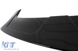 Aileron Toit Becquet Spoiler pour Pour BMW X7 G0 2018+ Noir brillant-image-6114760
