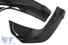 Ailettes latérales arrière pour Mercedes Classe A V177 A35 Berline 2018+ Noir brillant-image-6091219