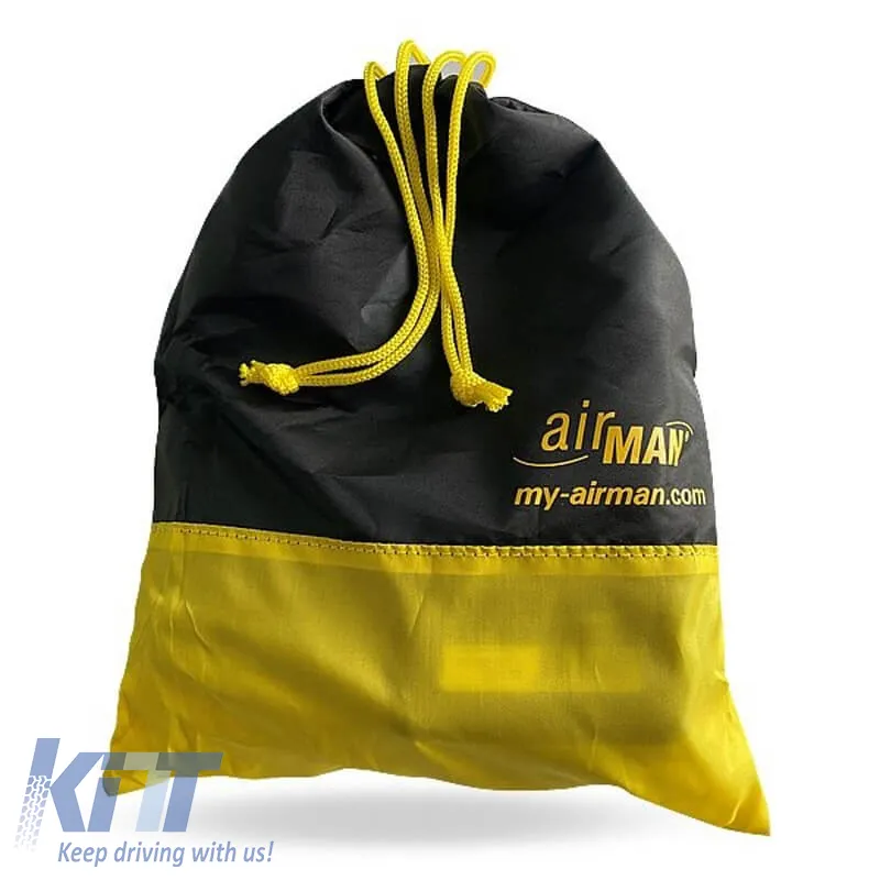 Air Compressor AirMan ResQ Scout VT 12V with Pressure Gauge and Tire Sealant 100ml 76-086-005