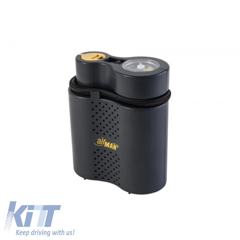 Air Compressor AirMan Tour 12V With Pressure Gauge 52-074