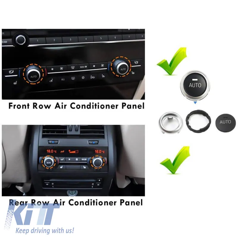 Air Condition Button suitable for BMW Series 5 F10 F11 / 7 F01 F02 F03 F04 / X5 F15 / X6 F16 1 Pc