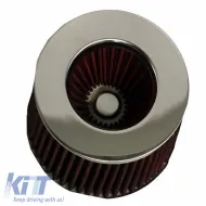 Air Filter 2 Way Universal F100 With 5 Adapters F60/65/70/80/90mm Red-image-6295562