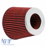 Air Filter K&N Universal with 3 Adapters F76/89/102mm