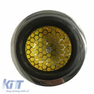 Air Filter Mushroom Universal F100 With 4 Adapters F60/70/76/90mm Yellow-image-6295577