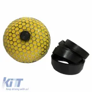 Air Filter Mushroom Universal F100 With 4 Adapters F60/70/76/90mm Yellow-image-6295579