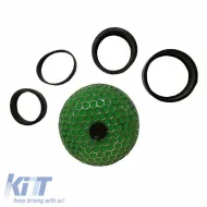 Air Filter Mushroom Universal F100 With 4 Adapters F60/70/76/90mm Green-image-6295597