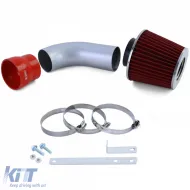 image-60-Air Intake Kit with Red Sport Air Filter for Mercedes E-Class W210 E420 E430