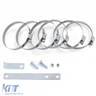 Air Intake Kit with Sport Air Filter Black for VW Golf 3 Vento 2.0L 4Cyl 91-99-image-6277227