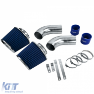 Air Intake Kit with Sports Air Filter Blue for Mercedes S W220 99-05 S320 S430-image-6210287