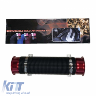 Air Intake Pipe System Cold Air Flexible Red Φ76mm