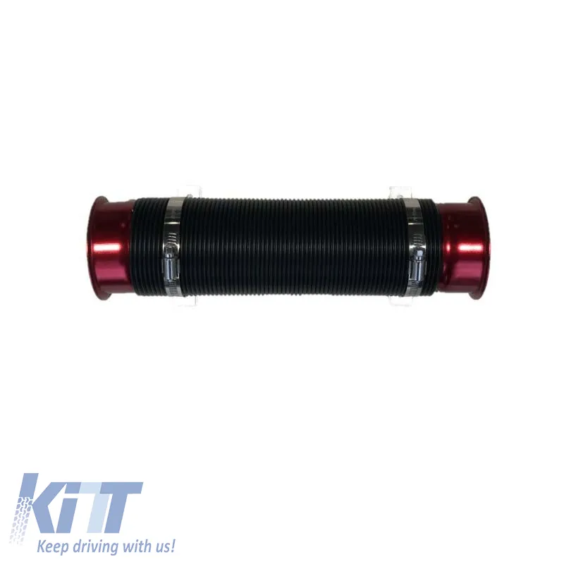 Air Intake Pipe System Cold Air Flexible Red Φ76mm