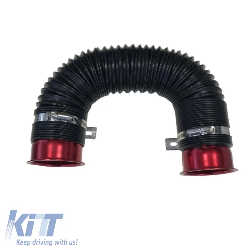 Air Intake Pipe System Cold Air Flexible Red Φ76mm