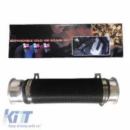 image-39-Air Intake Pipe System Cold Air Flexible Silver Φ76mm