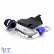 Air intake with blue sports air filter fits 3 Series BMW E90 E92 E81 E87 2.8 3.0-image-6277287