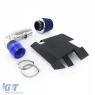 Air intake with blue sports air filter fits 3 Series BMW E90 E92 E81 E87 2.8 3.0-image-6277288