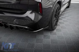 Ajouts latéraux Maxton Design adaptés pour diffuseur sur BMW X3 M F97 après 2021, laqué noir-image-6236349
