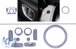 image-20-Ajuste asiento marco anillo cromado para Discovery 5 L462 Sport L550 Sport L494