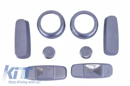 Ajuste asiento marco anillo cromado para Discovery 5 L462 Sport L550 Sport L494-image-6048055