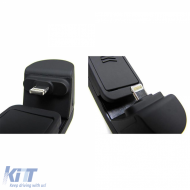 Aktív autós mobiltelefon tartó töltőállomással iPhone 5 5C 5S 5SE 6 6S készülékekhez-image-6190689