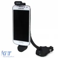Aktive Handyhalterung für das Auto mit Ladestation, geeignet für Samsung S4 S5 S6 S7 A3 A5-image-6198449
