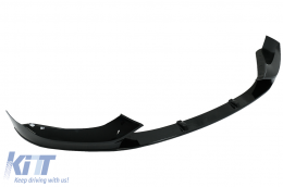 Alerón labios parachoques para BMW 1 F20 F21 LCI 15-19 Hatchback M Sport Look Negro-image-6083201